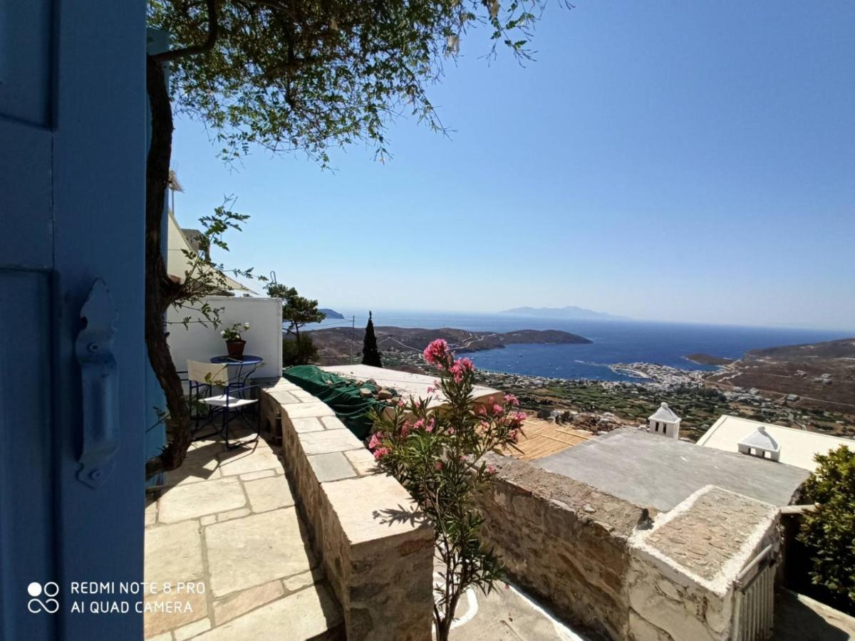 Traditional Stone House With Breathtaking View Serifos Town Ngoại thất bức ảnh