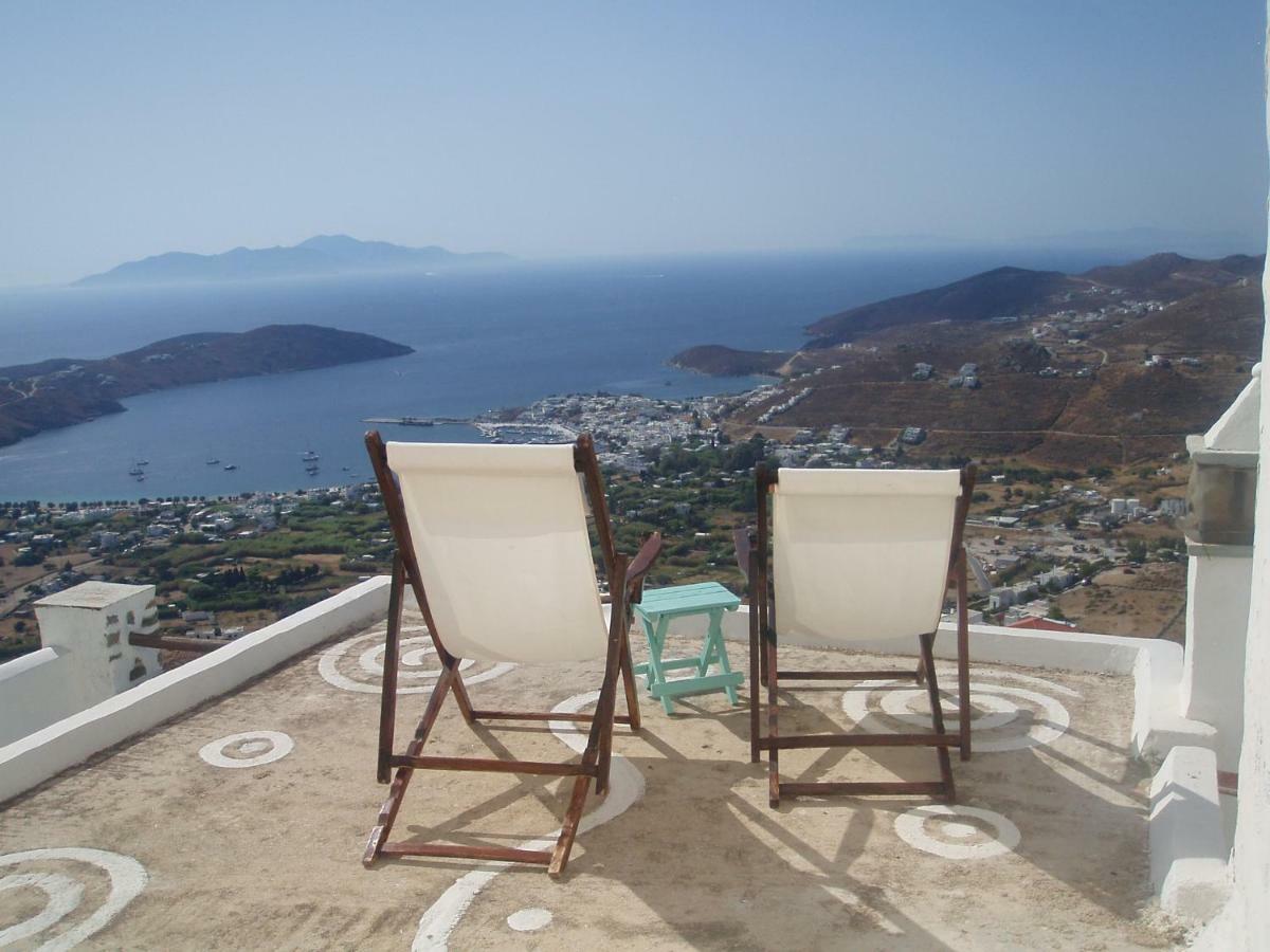Traditional Stone House With Breathtaking View Serifos Town Ngoại thất bức ảnh